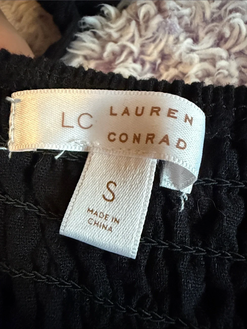 LC Lauren Conrad Black Tie-Shoulder Midi Dress **WITH POCKETS**